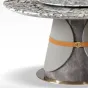 Оригинальный круглый обеденный стол MIVICA из натурального мрамора OS38361-32