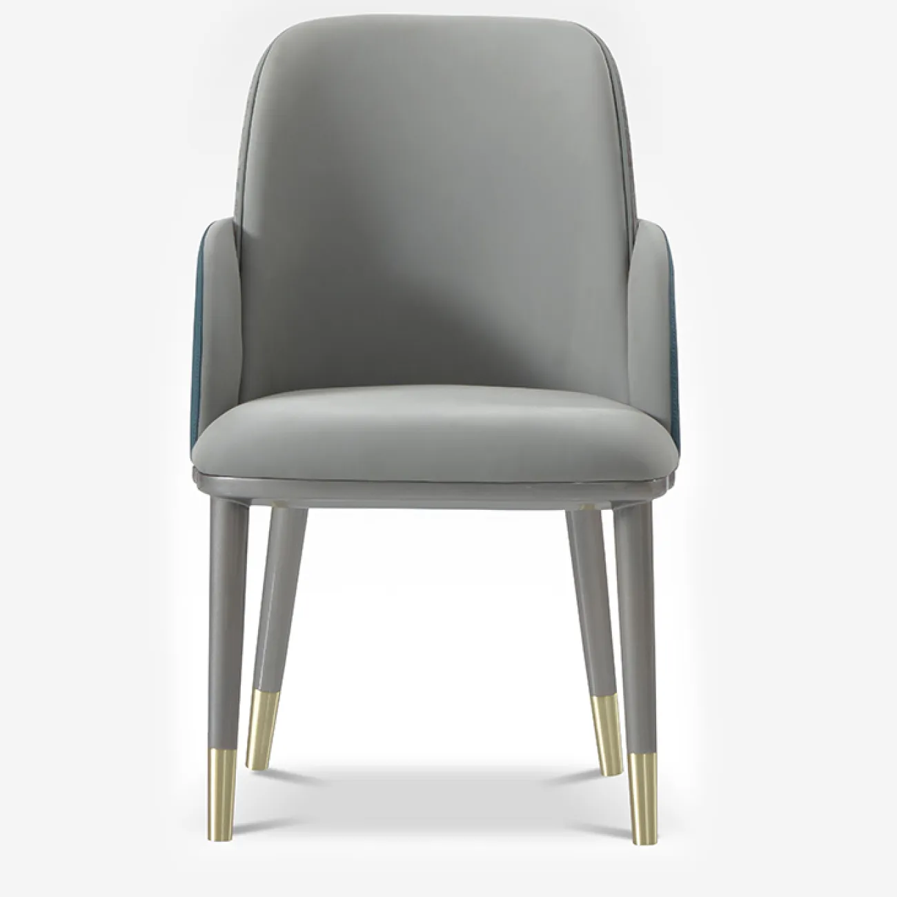 Комфортабельный обеденный стул MIVICA из дерева и кожи ST38362-32