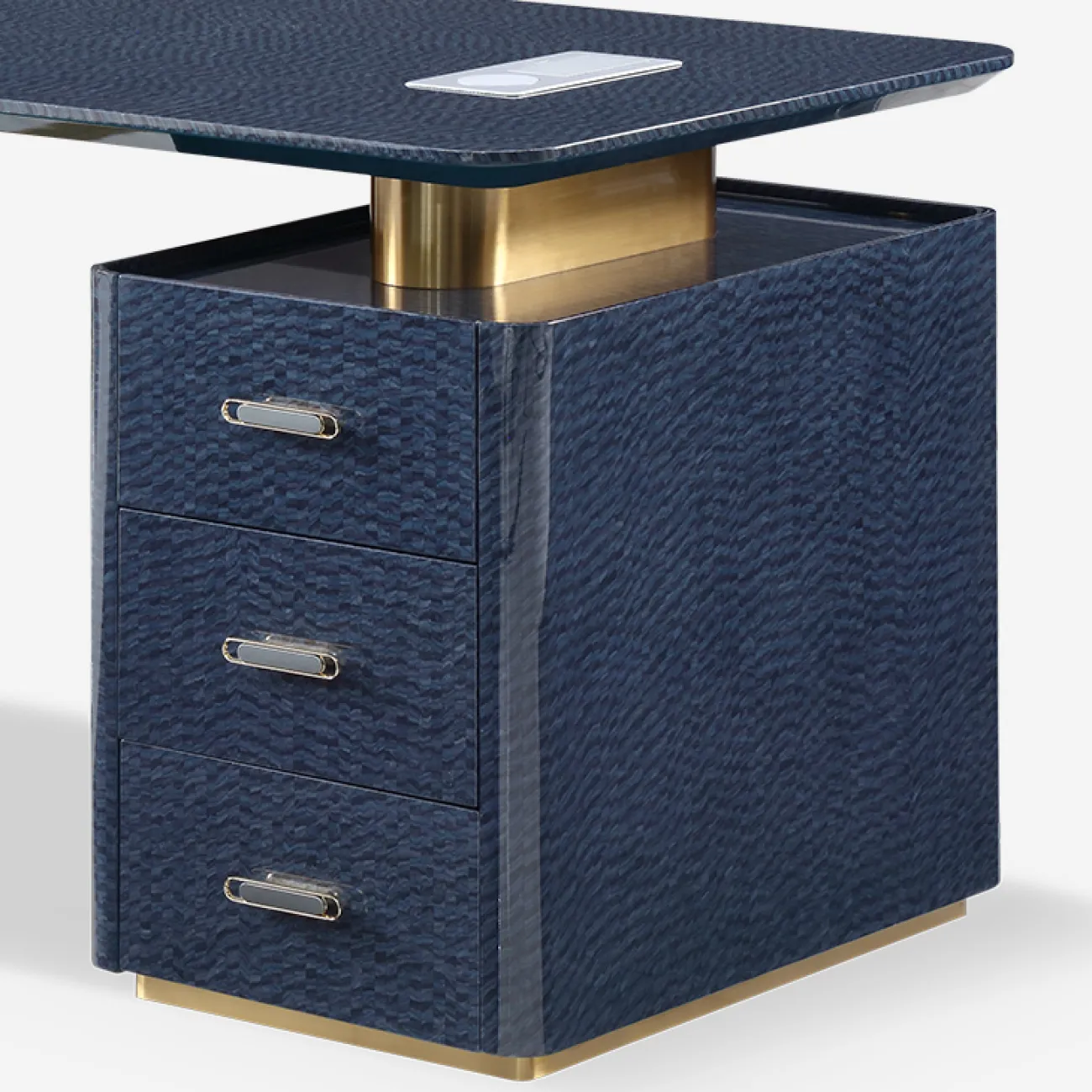 Роскошный письменный стол Blue Agats от MIVICA из бука PT38363-32