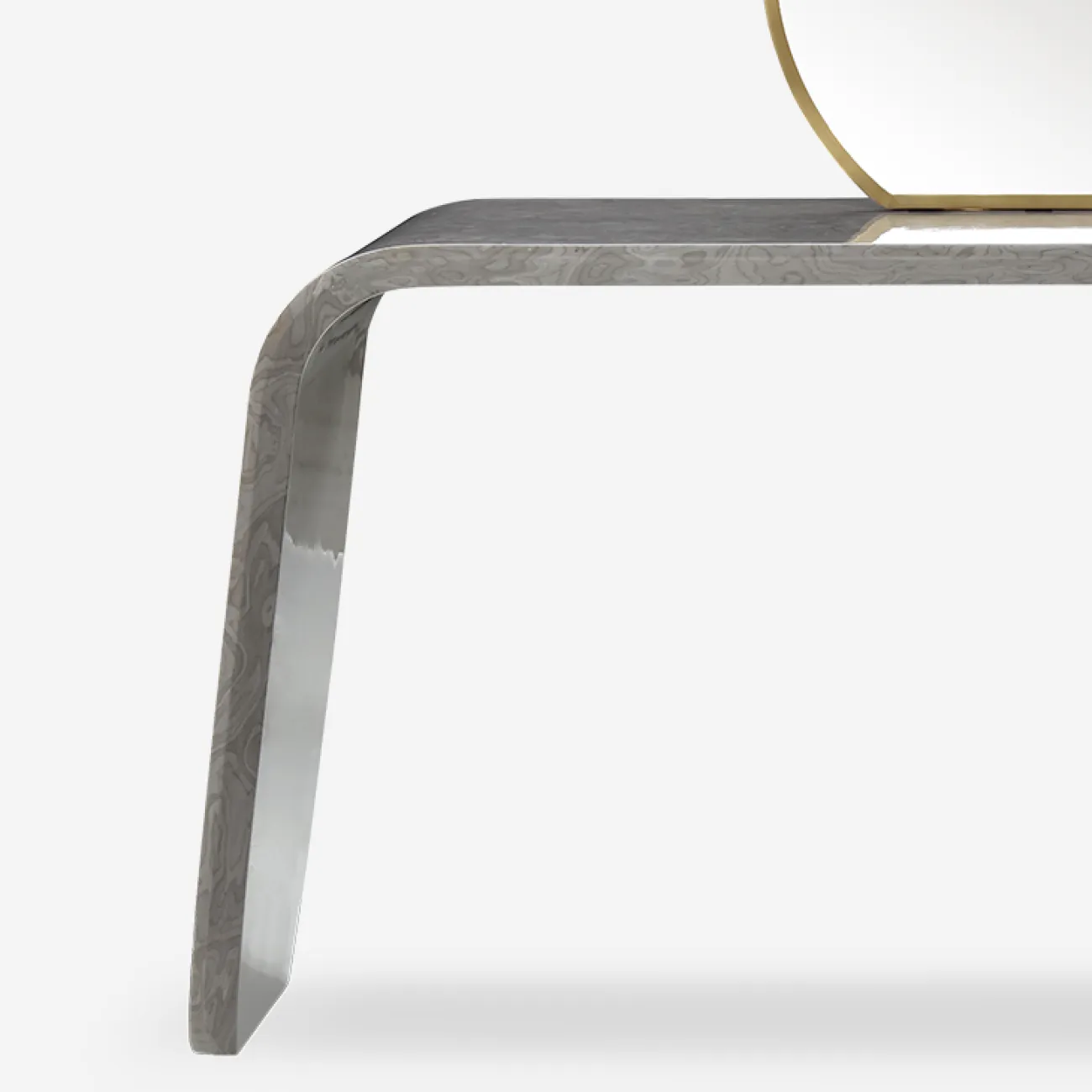 Дизайнерский туалетный столик с зеркалом MIVICA из бука TS38366-32