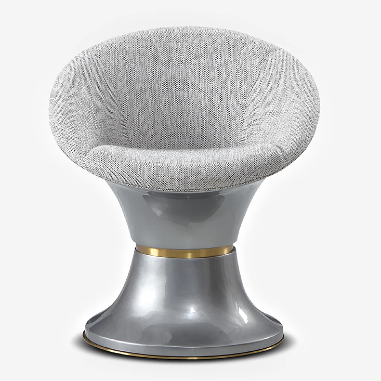 Табурет для макияжа MIVICA из кожи и бука ST38367-32