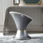 Табурет для макияжа MIVICA из кожи и бука ST38367-32