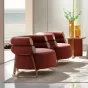 Дизайнерское кресло MIVICA  из натуральной воловьей кожи KR38368-32