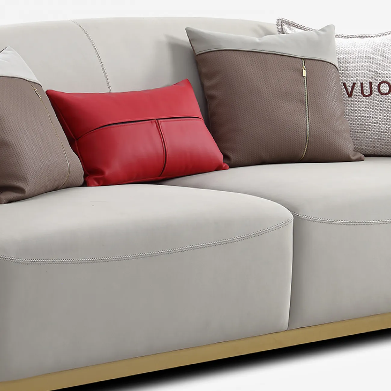 Роскошный диван MIVICA из натуральной кожи DV38369-32
