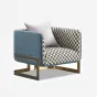Стильное кресло MIVICA  из натуральной воловьей кожи KR38374-32