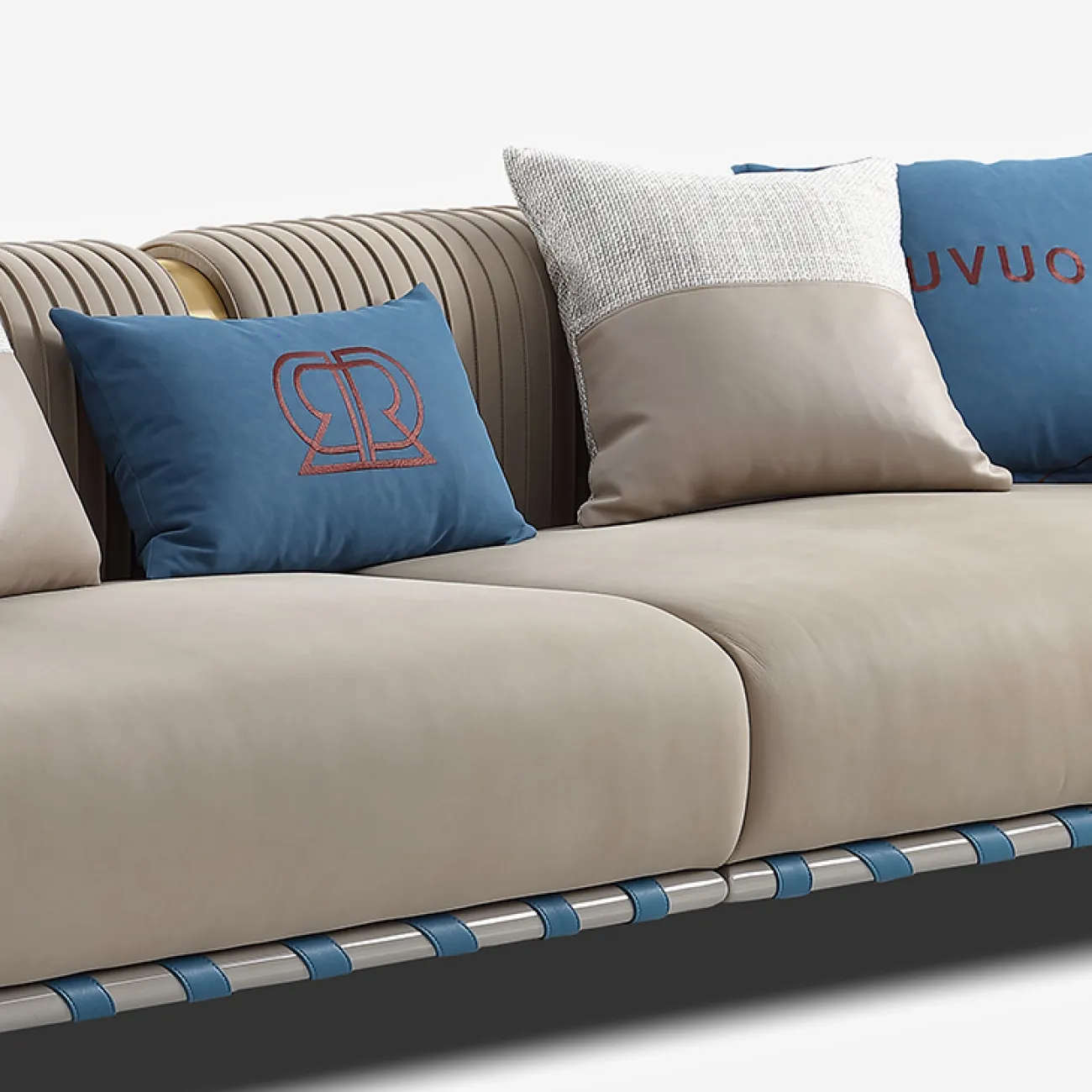 Роскошный диван MIVICA из натуральной кожи DV38375-32