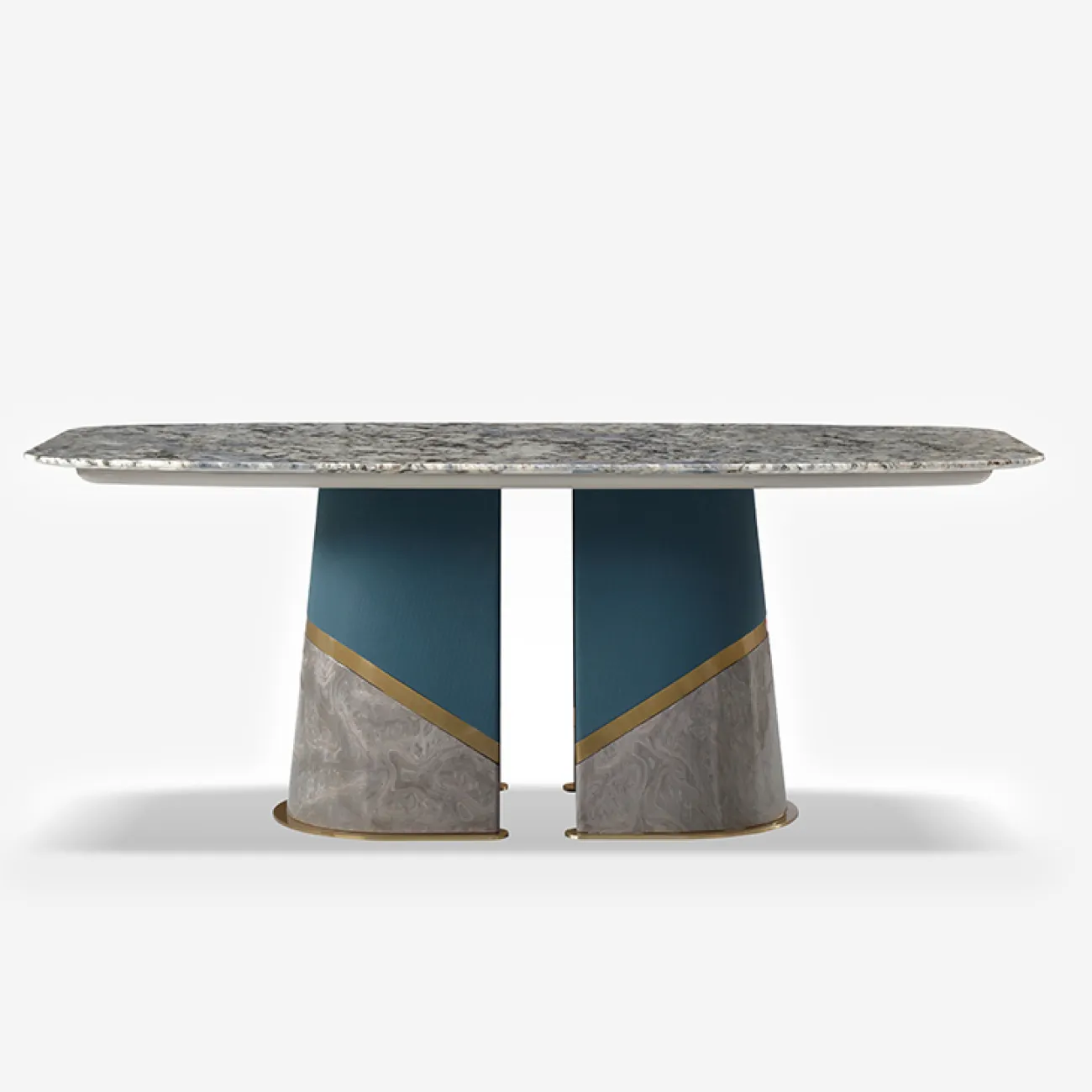 Роскошный обеденный стол MIVICA из мрамора и дерева ST38388-32 Роскошный обеденный стол MIVICA из мрамора и дерева ST38388-32