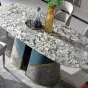 Роскошный обеденный стол MIVICA из мрамора и дерева ST38388-32