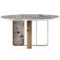 Роскошный обеденный стол MIVICA из мрамора и дерева OS38391-32