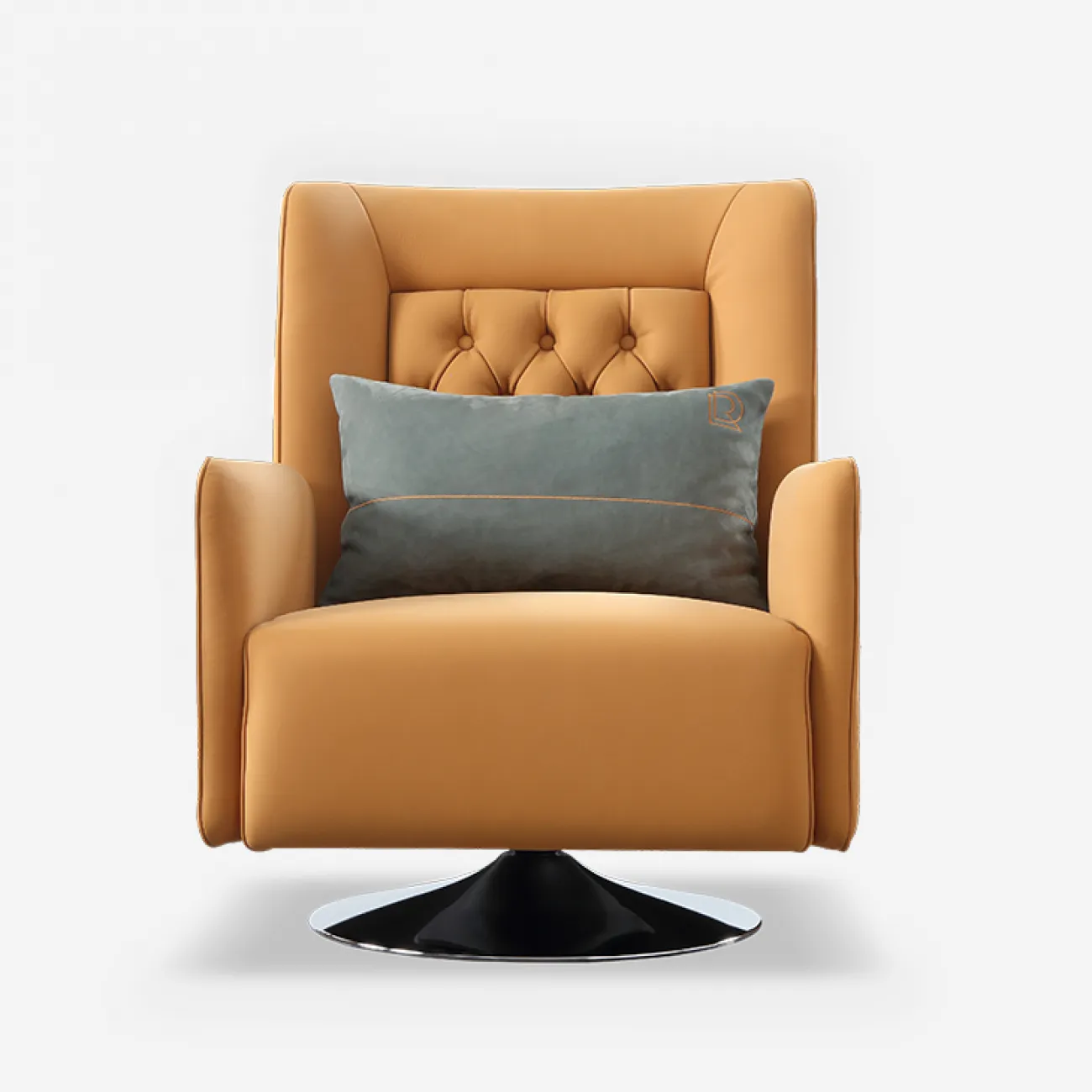 Яркое кресло MIVICA  из натуральной воловьей кожи KR38393-32