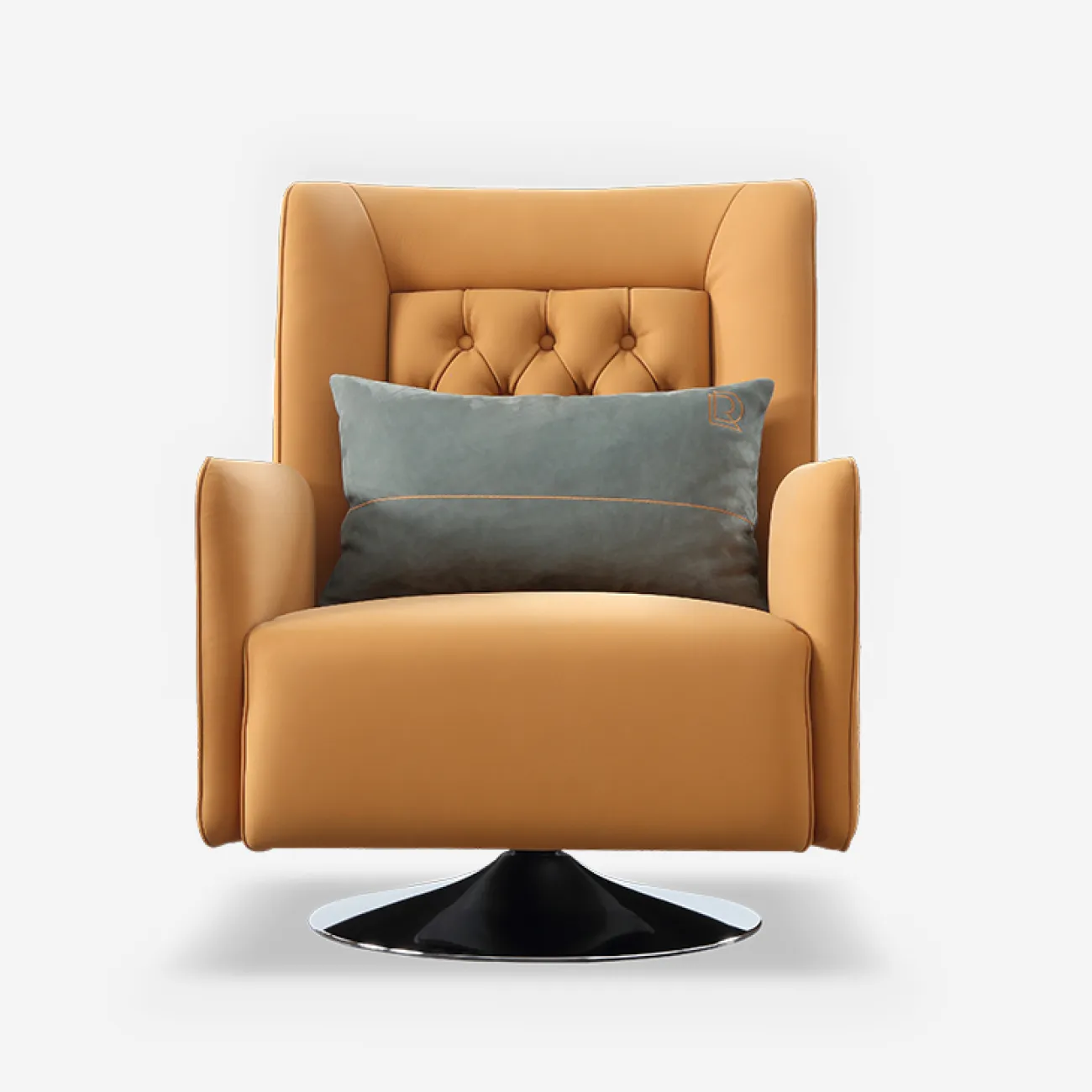 Яркое кресло MIVICA  из натуральной воловьей кожи KR38393-32