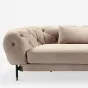 Комфортабельный диван MIVICA эргономичной формы из матовой кожи DV38398-32