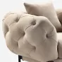 Комфортабельный диван MIVICA эргономичной формы из матовой кожи DV38398-32