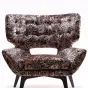 Роскошное кожаное кресло Camille от MIVICA эргономичной формы KR38399-32