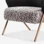 Элитное кресло Camille от MIVICA из кожи и текстиля KR38401-32