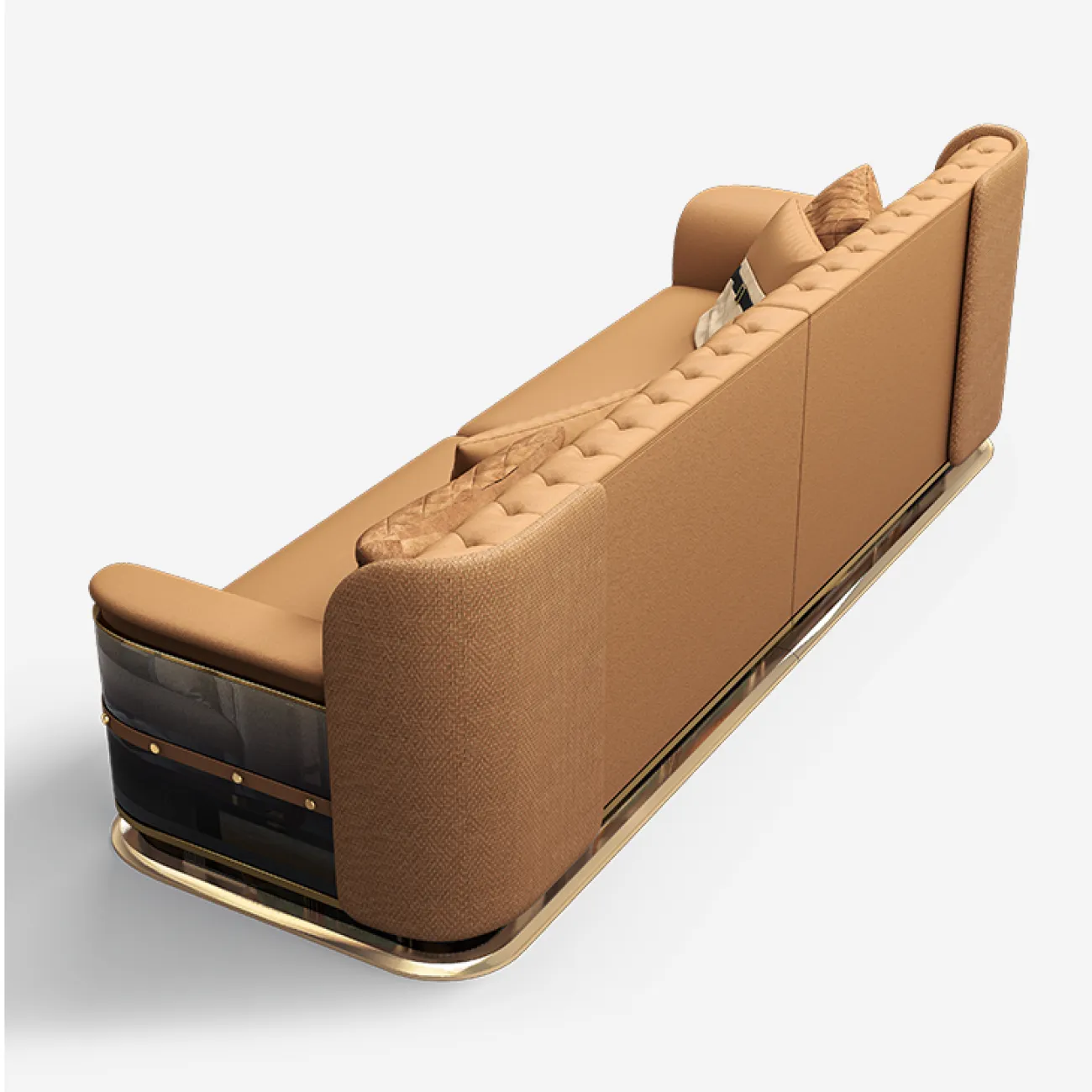 Дизайнерский диван MIVICA из натуральной кожи DV38404-32