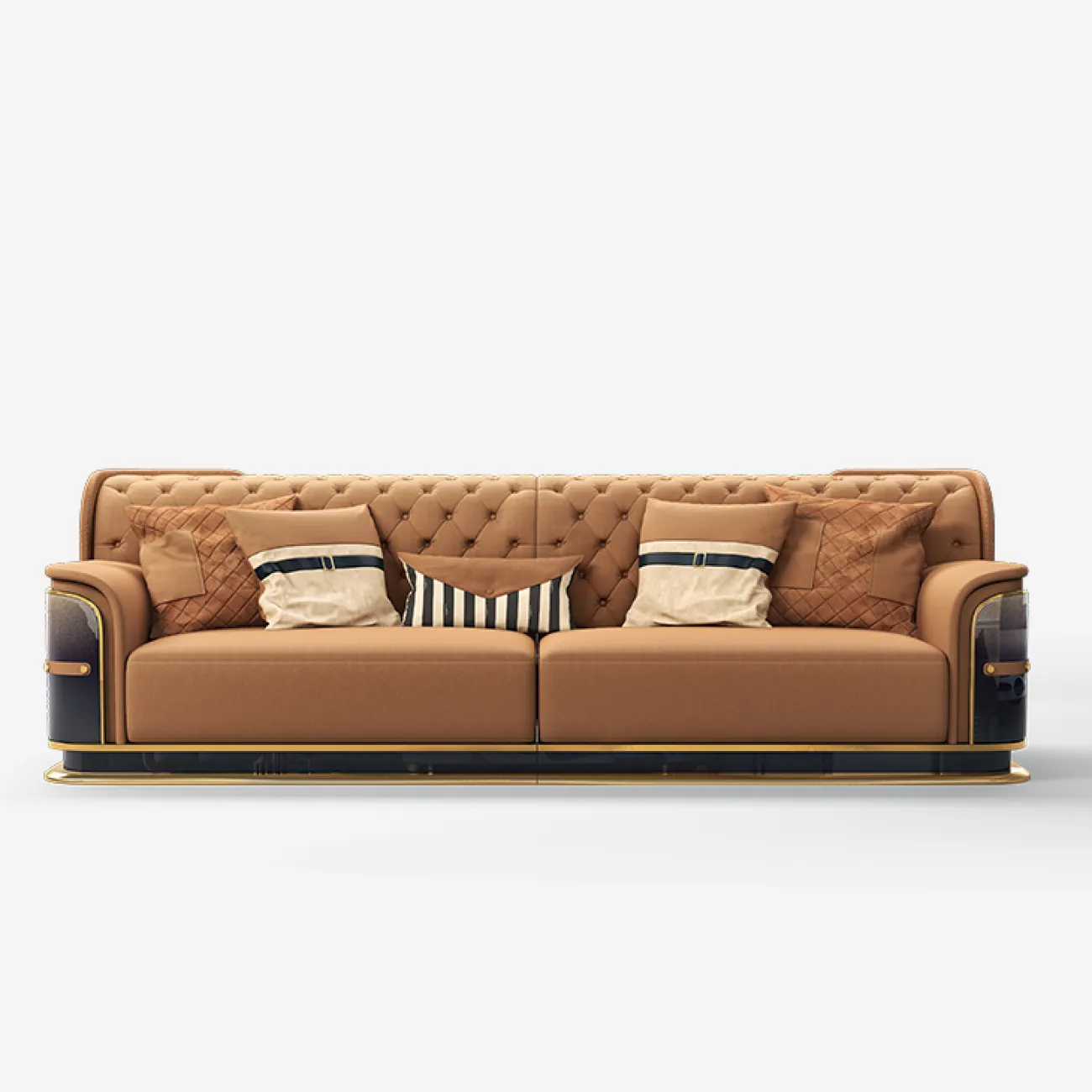 Дизайнерский диван MIVICA из натуральной кожи DV38404-32