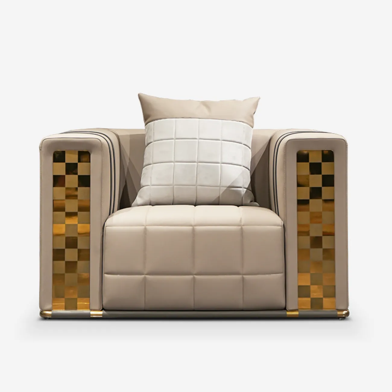 Удобное кресло Callum от MIVICA из натуральной воловьей кожи KR38405-32