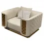 Стильное кресло Olivia от MIVICA из натуральной воловьей кожи KR38407-32