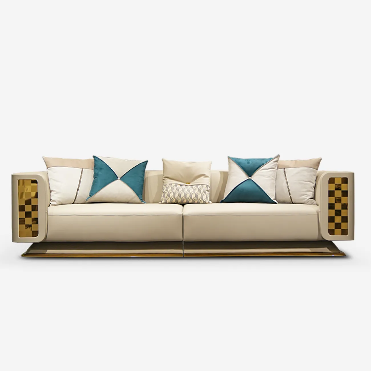 Роскошный диван Olivia от MIVICA из натуральной воловьей кожи DV38408-32