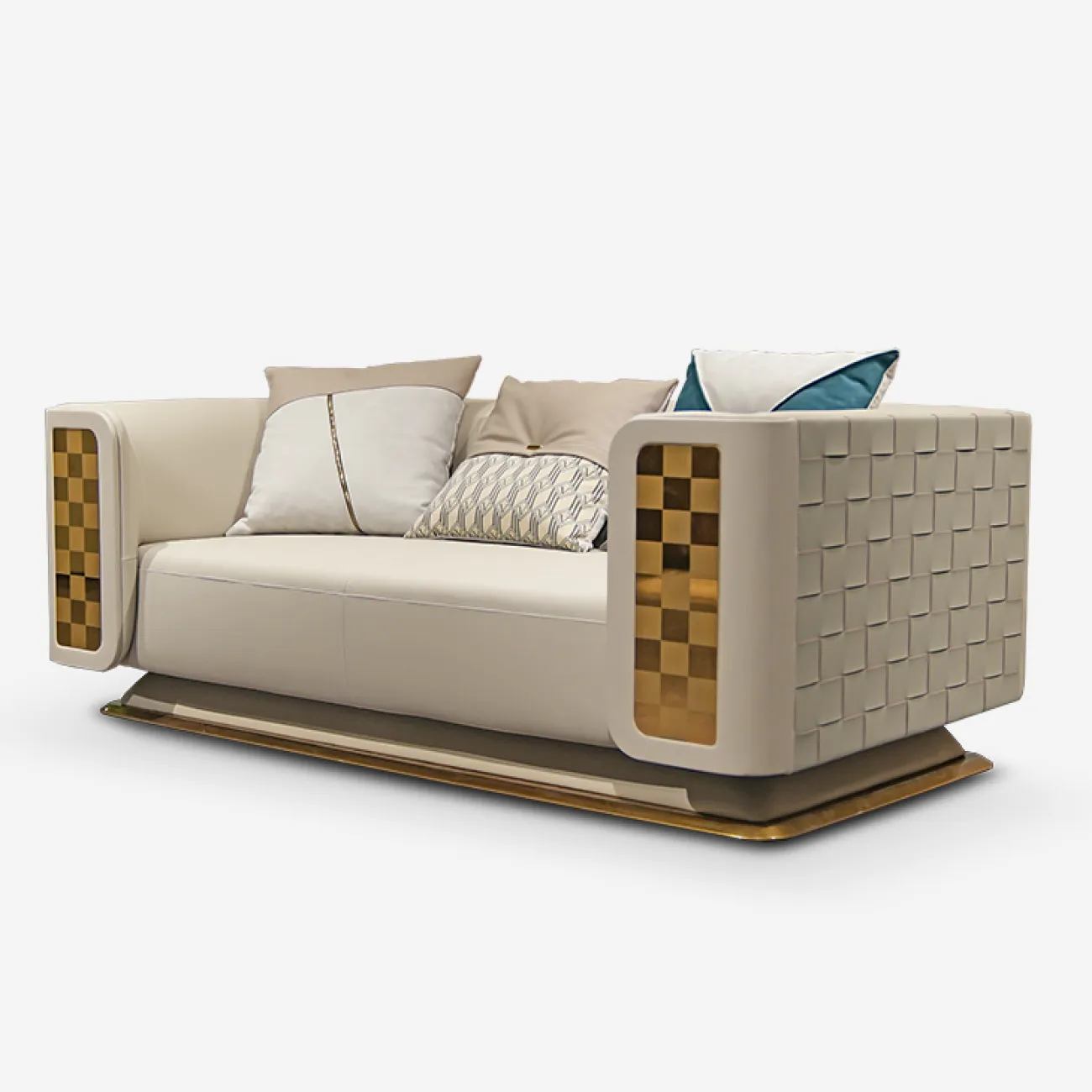 Роскошный диван Olivia от MIVICA из натуральной воловьей кожи DV38408-32