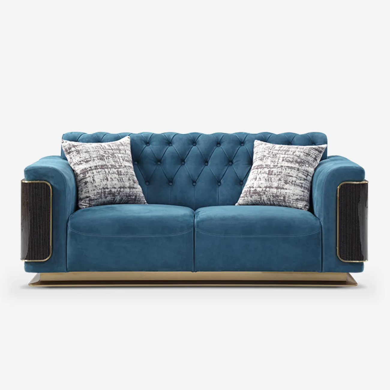 Роскошный диван Vitum от MIVICA из матовой кожи DV38410-32