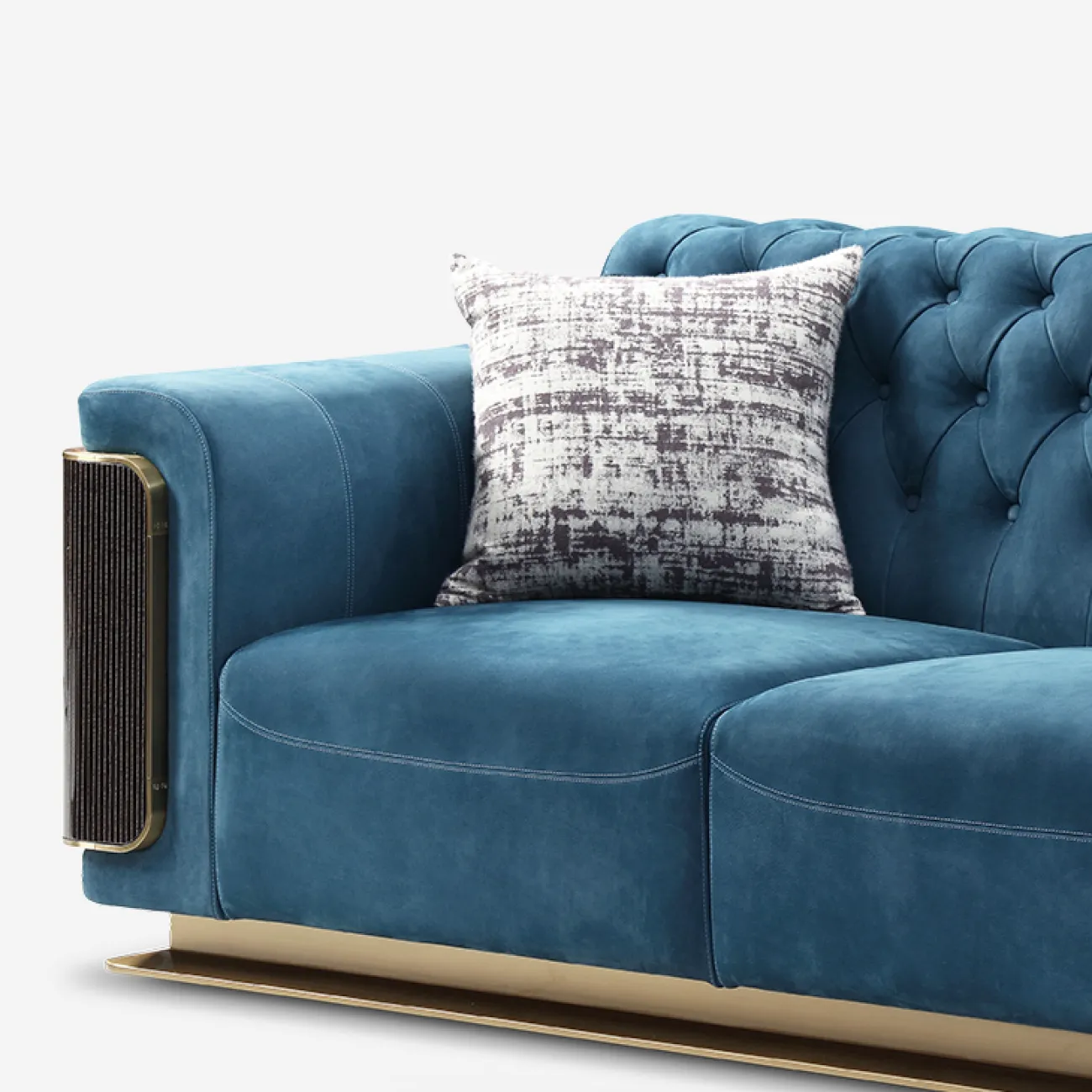 Роскошный диван Vitum от MIVICA из матовой кожи DV38410-32