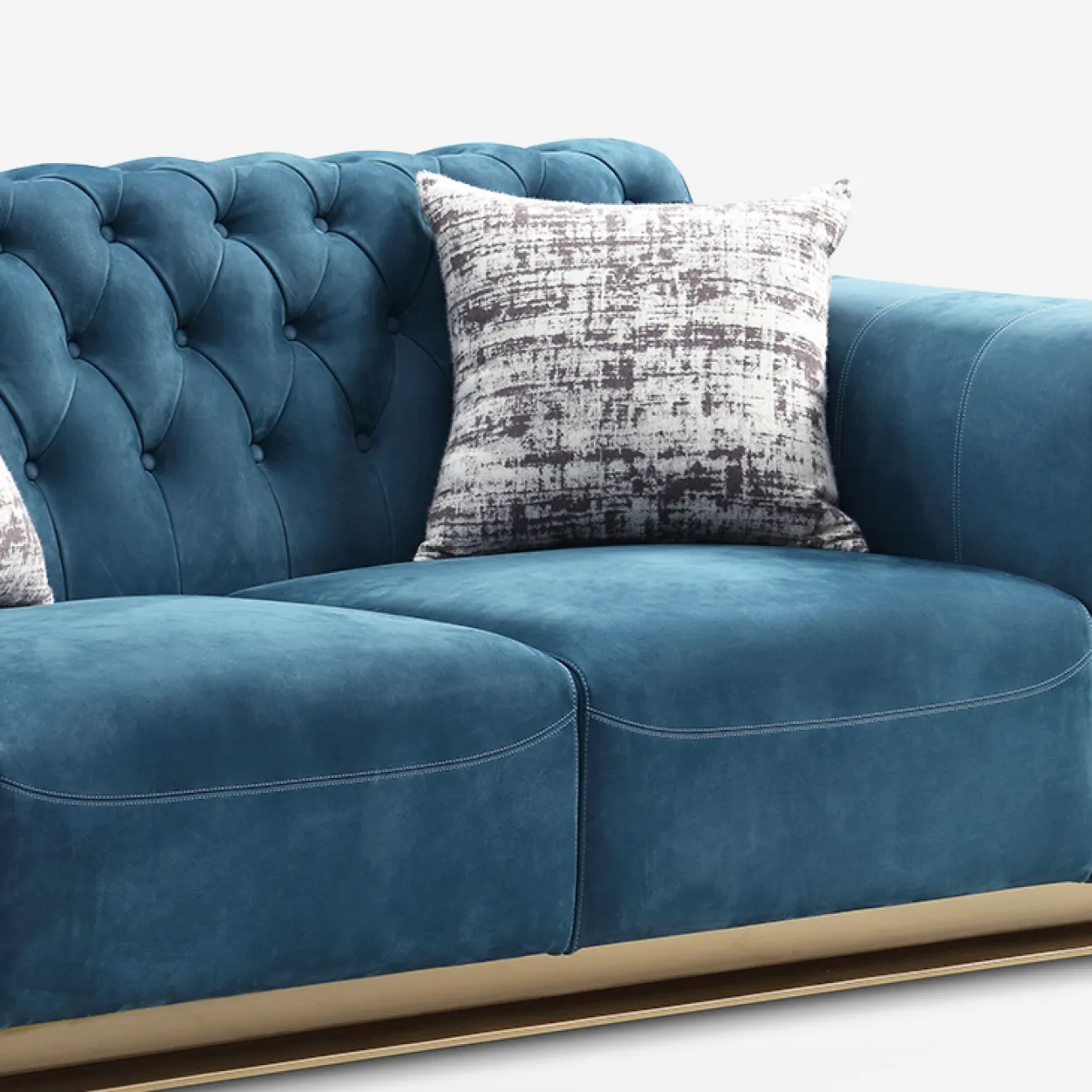 Роскошный диван Vitum от MIVICA из матовой кожи DV38410-32