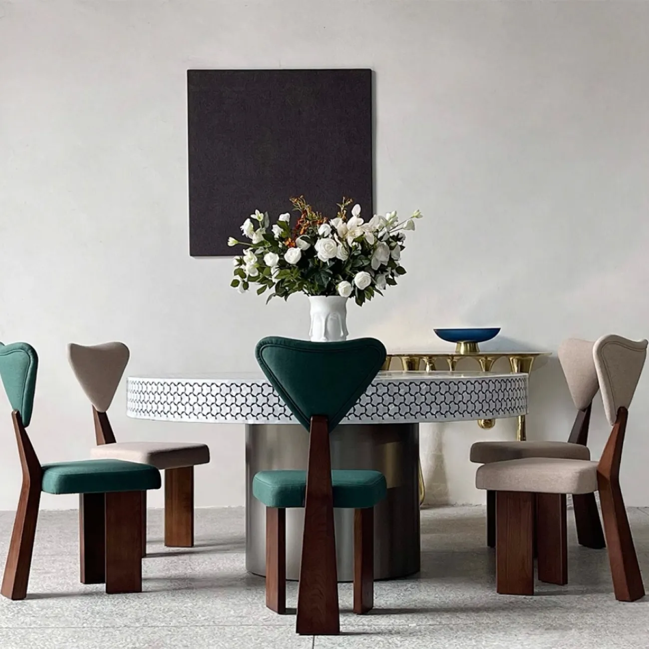 Дизайнерский Стул Спинка Сердечко Yanshe от LaLume