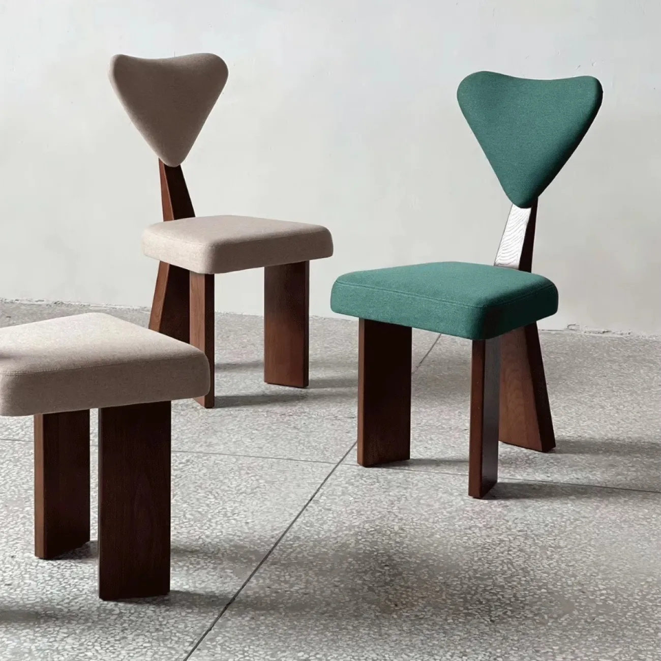 Дизайнерский Стул Спинка Сердечко Yanshe от LaLume