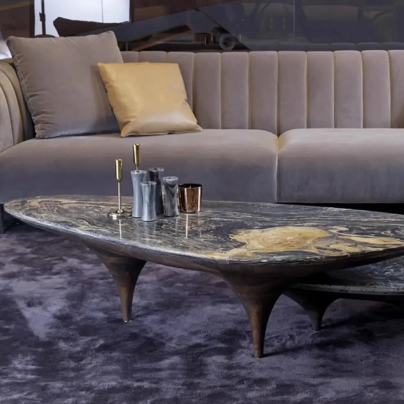 Дизайнерский Журнальный Столик Морской Огурец Yanshe от LaLume Дизайнерский Журнальный Столик Морской Огурец Yanshe от LaLume