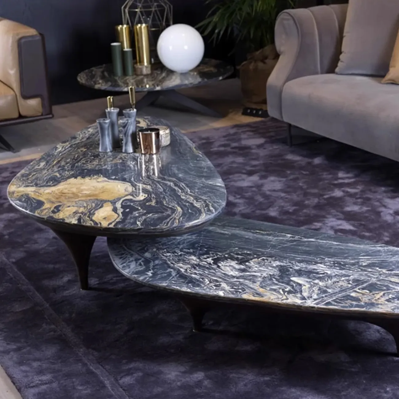 Дизайнерский Журнальный Столик Морской Огурец Yanshe от LaLume Дизайнерский Журнальный Столик Морской Огурец Yanshe от LaLume