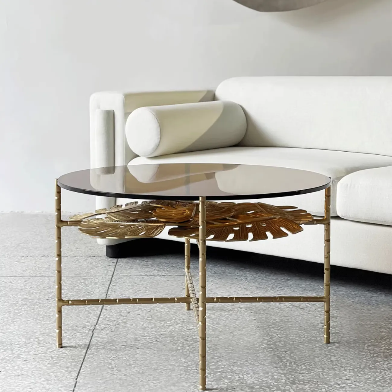 Дизайнерский Журнальный Столик Стеклянный Лист Yanshe от LaLume Дизайнерский Журнальный Столик Стеклянный Лист Yanshe от LaLume