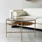 Дизайнерский Журнальный Столик Стеклянный Лист Yanshe от LaLume