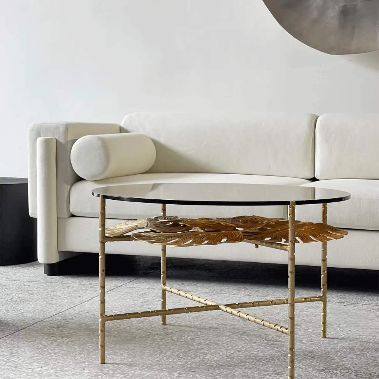 Дизайнерский Журнальный Столик Стеклянный Лист Yanshe от LaLume Дизайнерский Журнальный Столик Стеклянный Лист Yanshe от LaLume