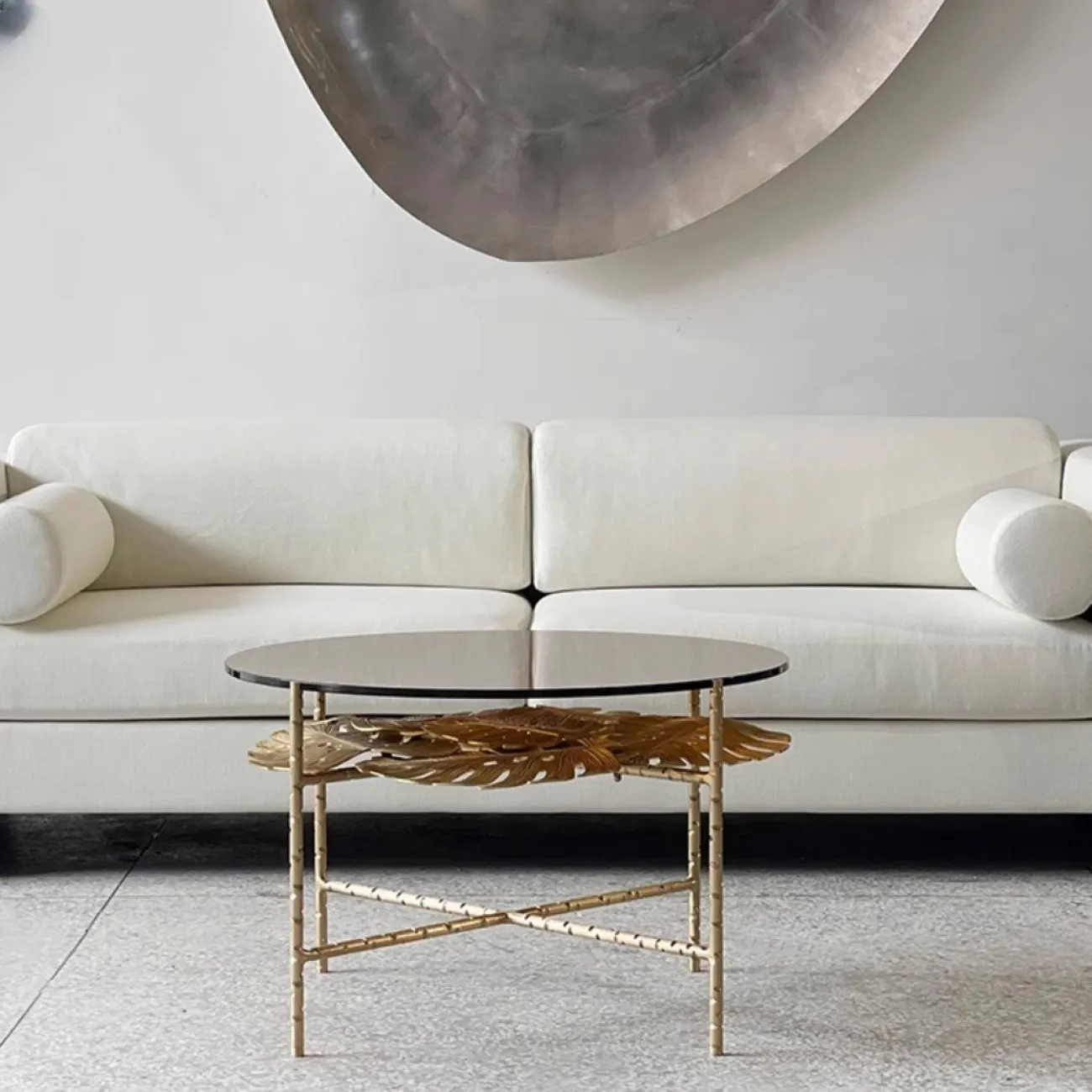 Дизайнерский Журнальный Столик Стеклянный Лист Yanshe от LaLume Дизайнерский Журнальный Столик Стеклянный Лист Yanshe от LaLume