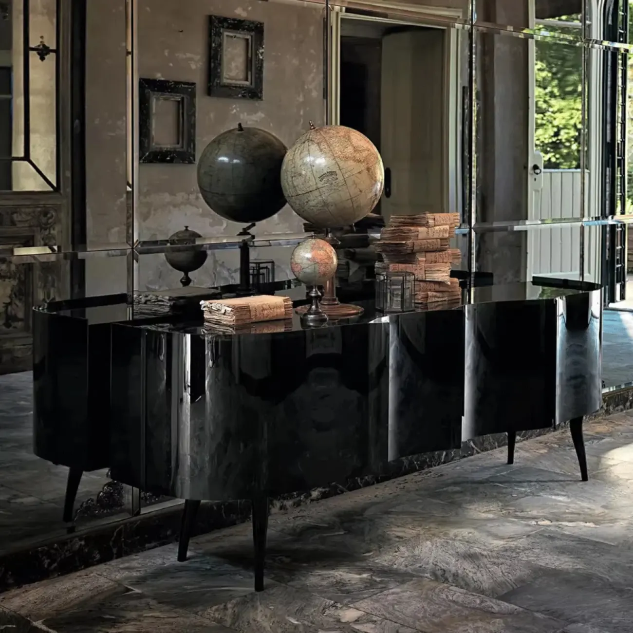 Дизайнерский Обеденный Волнистый Сервант Yanshe от LaLume