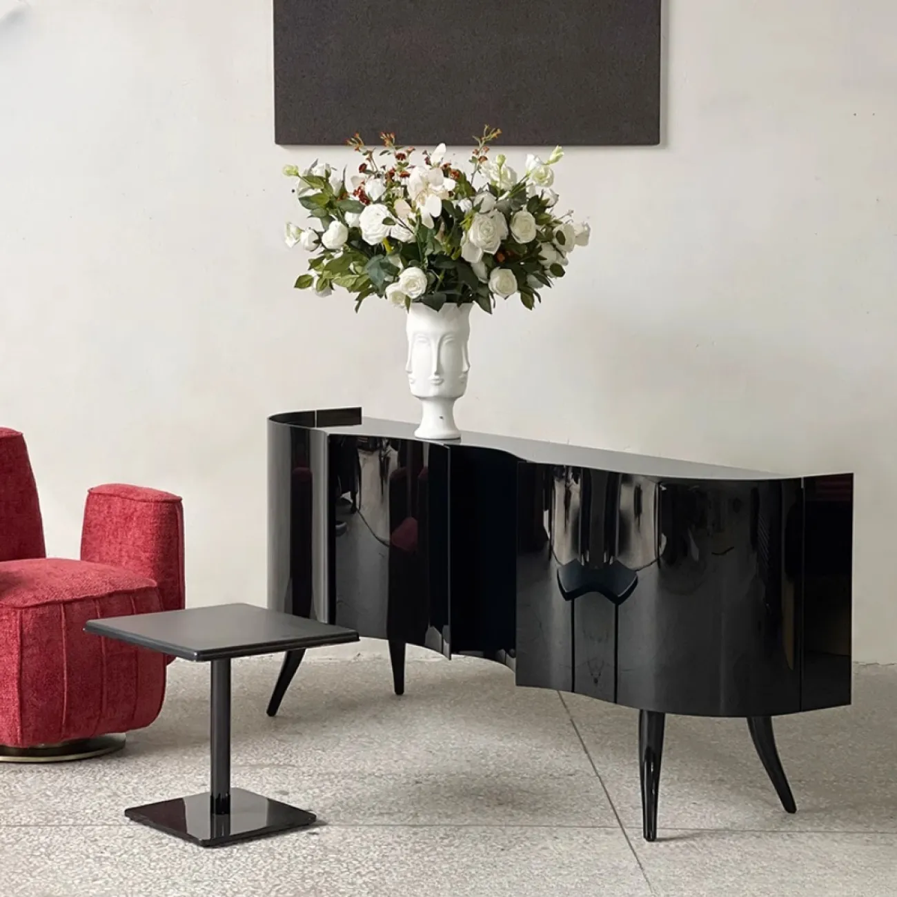 Дизайнерский Обеденный Волнистый Сервант Yanshe от LaLume