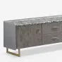 Элегантная тумба под телевизор Vitum от MIVICA с мраморной столешницей TB38431-32