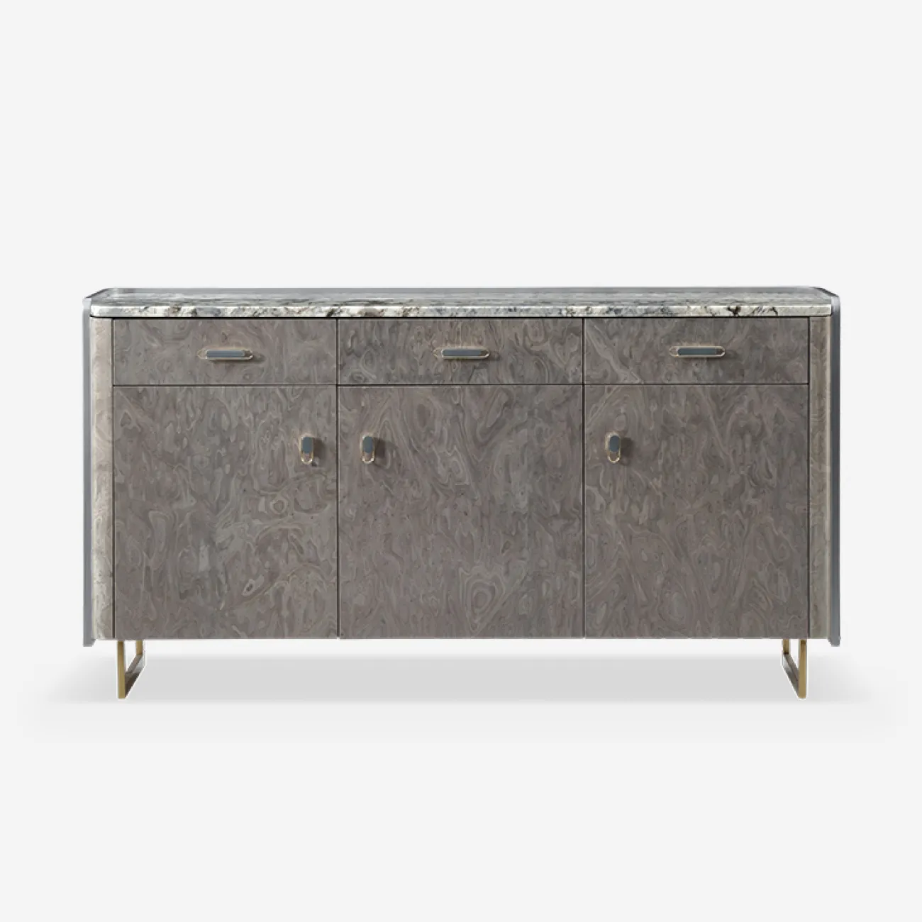 Вместительный буфет Vitum от MIVICA со столешницей из натурального мрамора KD38433-32