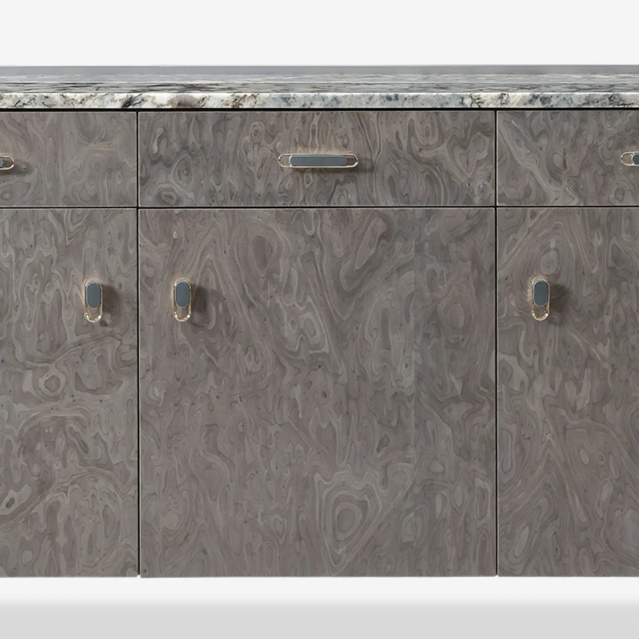 Вместительный буфет Vitum от MIVICA со столешницей из натурального мрамора KD38433-32