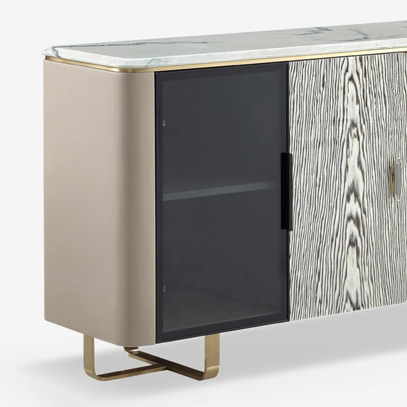 Классический сервант MIVICA со столешницей из мрамора SV38438-32