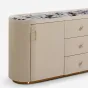 Классический комод MIVICA с мраморной столешницей KD38439-32