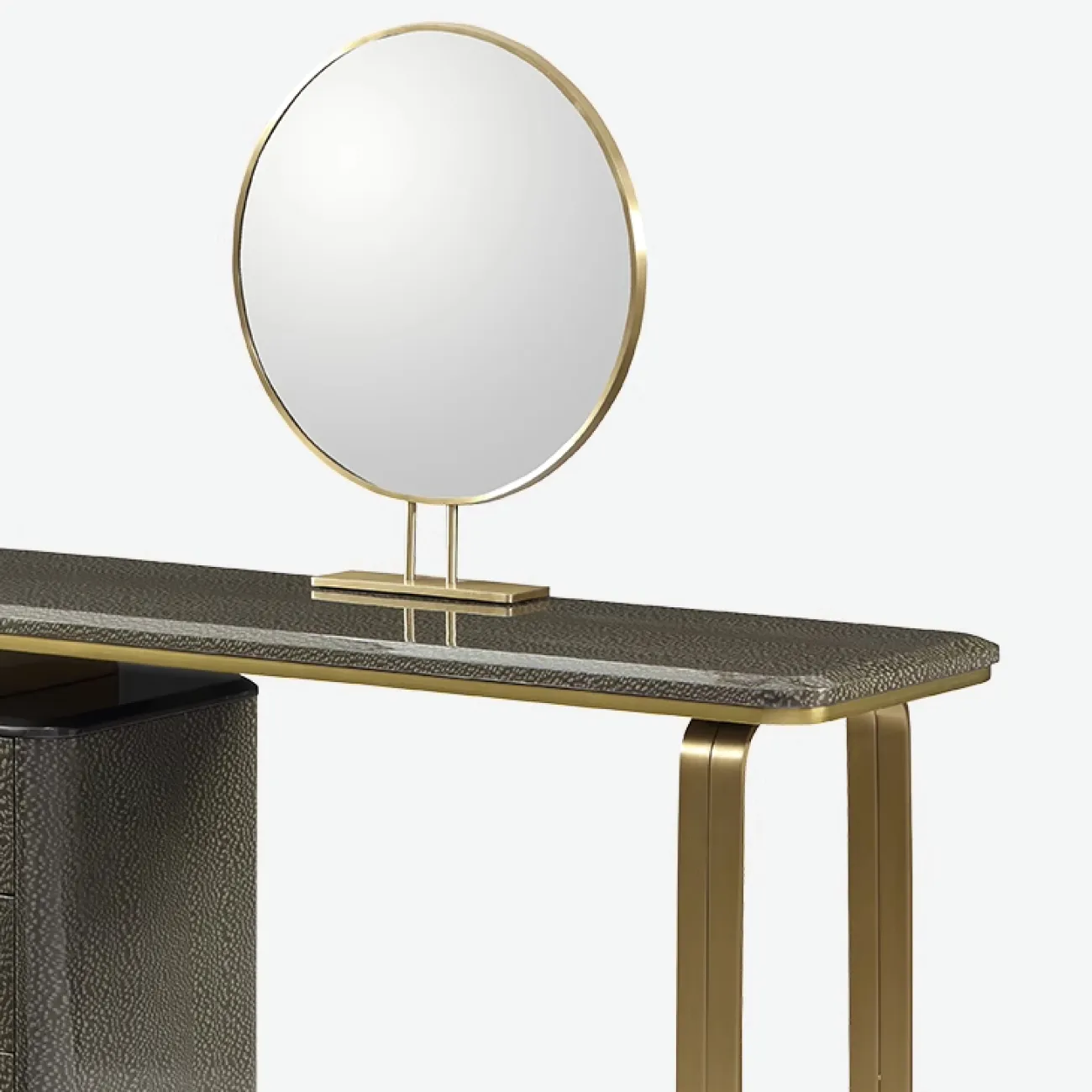 Элегантный туалетный столик Leonie от MIVICA из красного дерева TS38440-32