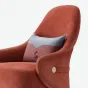 Уютное кресло Leonie от MIVICA из матовой кожи KR38441-32