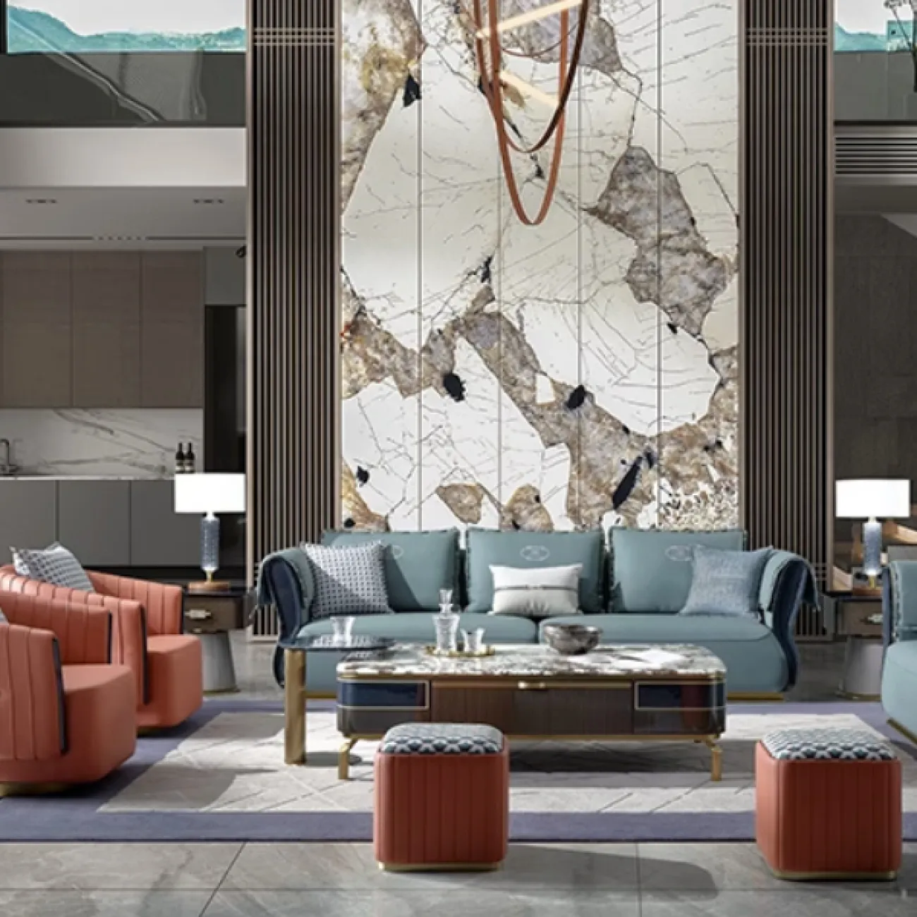 Элегантный диван Leonie от MIVICA из натуральной кожи и красного дерева DV38443-32 Элегантный диван Leonie от MIVICA из натуральной кожи и красного дерева DV38443-32