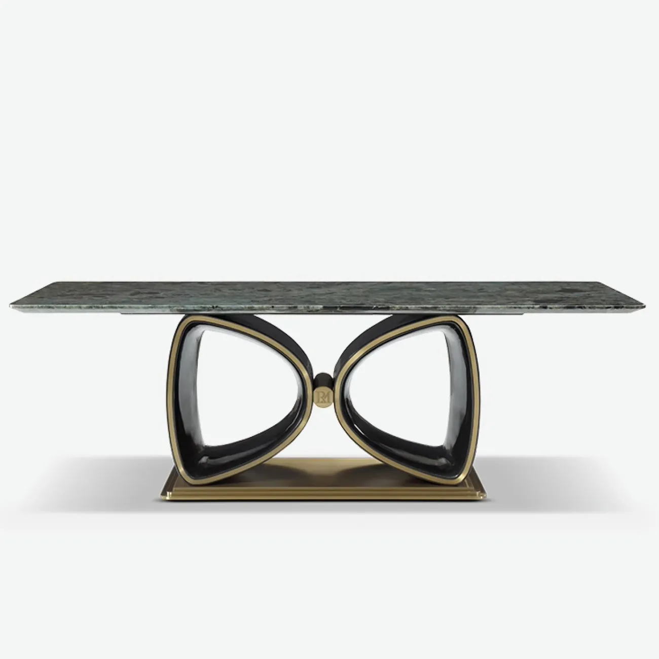 Роскошный обеденный стол Leonie от MIVICA из красного дерева и мрамора OS38445-32