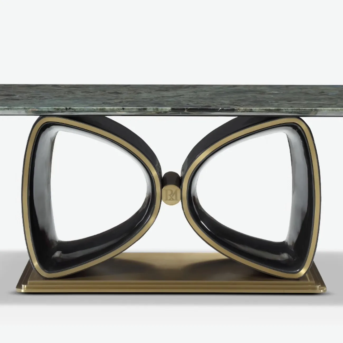 Роскошный обеденный стол Leonie от MIVICA из красного дерева и мрамора OS38445-32