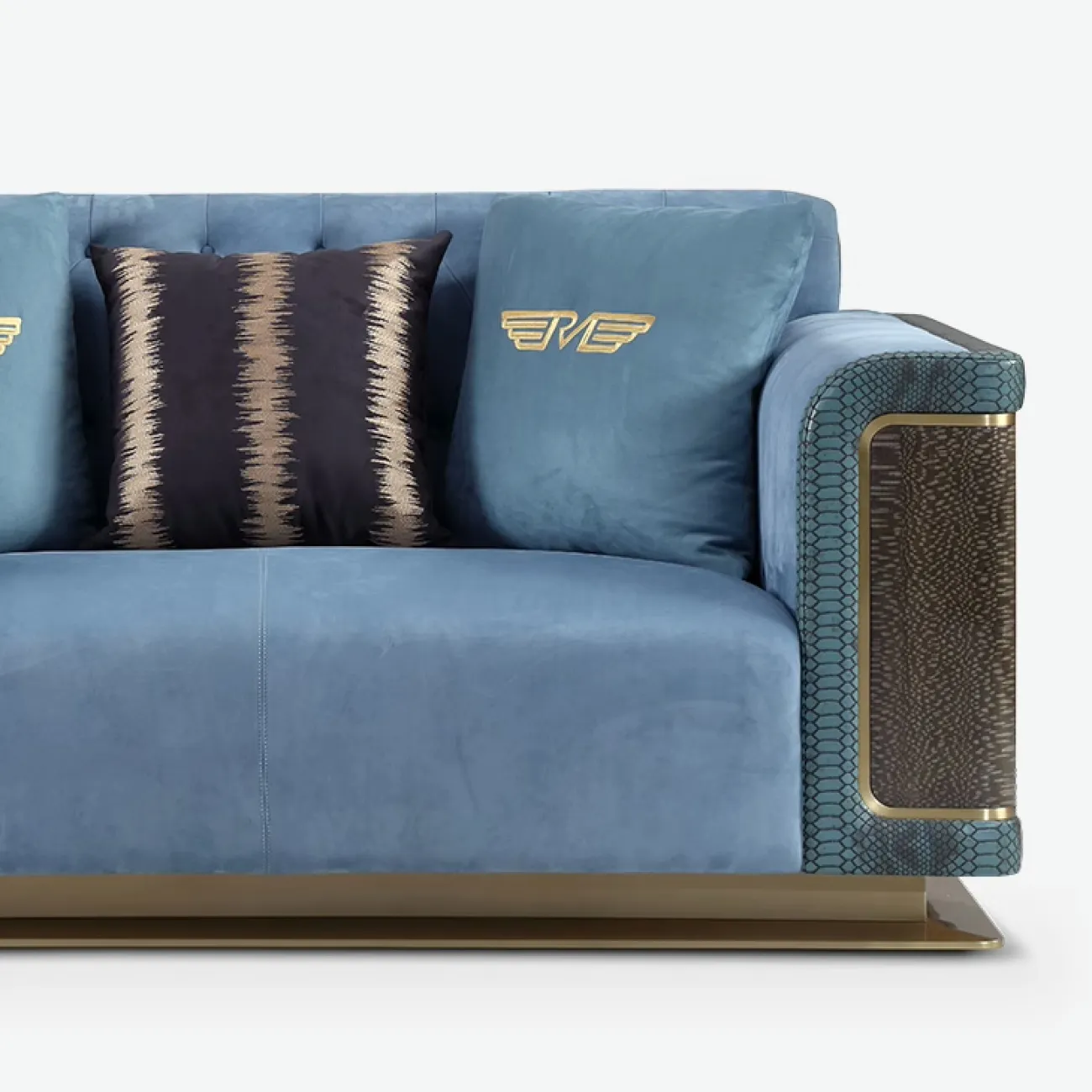 Статусное кожаное кресло MIVICA из красного дерева KR38449-32