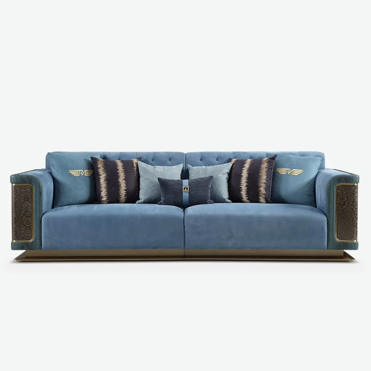 Статусный диван MIVICA из красного дерева DV38450-32